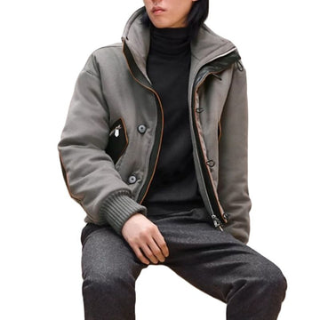 HERMES Leder Detail Verziert Rip Trim Herren Jacke H462020HA2I52 116866835