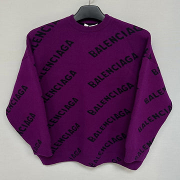 Balenciaga Logo Oversized Knit Sweater (110) 116938248