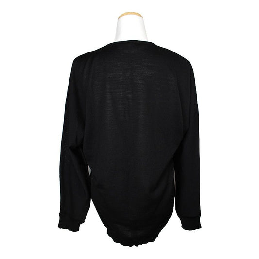 MaxMara Studio Black U-Neck Knit 66, 77 117006450