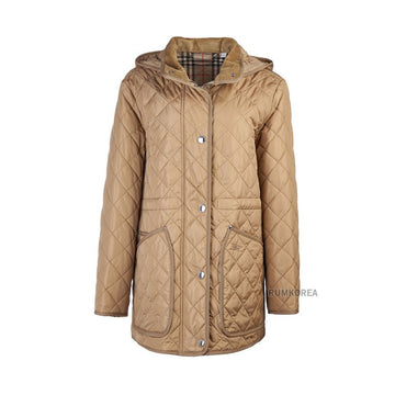 BURBERRY W ROCBUGH A7026 FW24 女性用キルティングナイロンジャケット 117070889