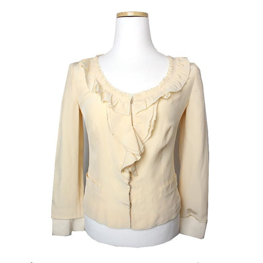 PRADA Butterfrill Seidenjacke 44 117083213