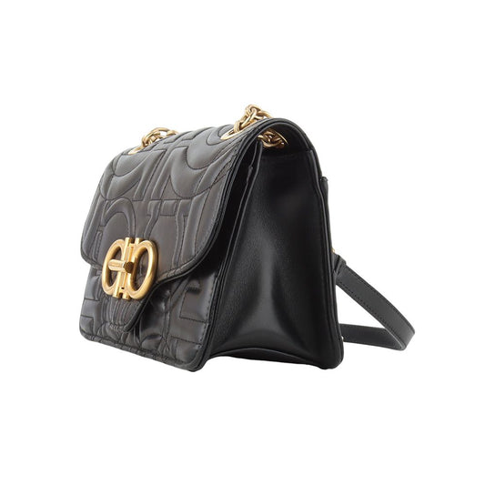 SALVATORE FERRAGAMO 21 H153 ガンチーニ キルティング フラップ クロスバッグ / 33689 117084127