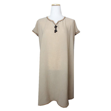ISABEL MARANT Deepbeige besticktes Kleid 66, 77 117094001