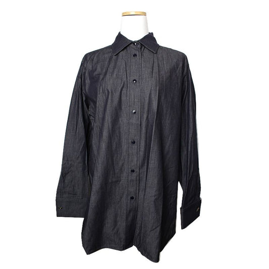 MAXMARA チャコールグレーのコットンメンズシャツ 105 117095464