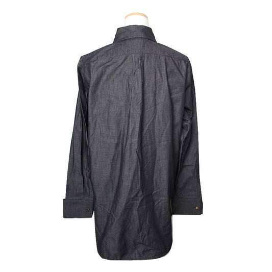 MAXMARA チャコールグレーのコットンメンズシャツ 105 117095464