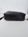 Gucci GG Black Marmont Matelassé Small Crossbody Bag 117317281 [P]