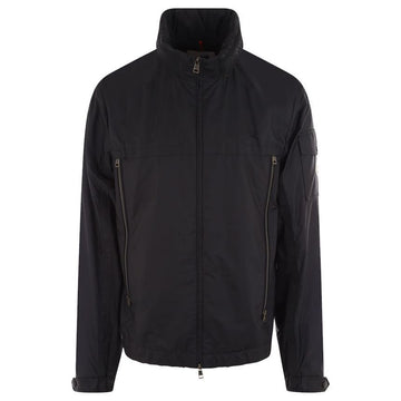 MONCLER 24SS NIRE Logo-Patch Kapuzenjacke Schwarz 1A000 97 68352 999 117410115