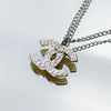 CHANEL CCロゴ ココ ホワイト シルバー ネックレス 4VCHA27094 117507956 [P]