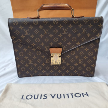 LOUIS VUITTON Monogram Dokumententasche Briefcase 410-20 117530269