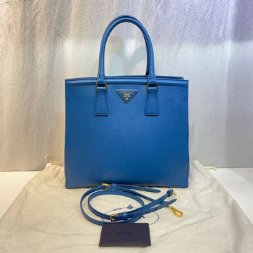 Prada Saffiano Lux Papaya Tote and Shoulder Bag B2411M 117652309