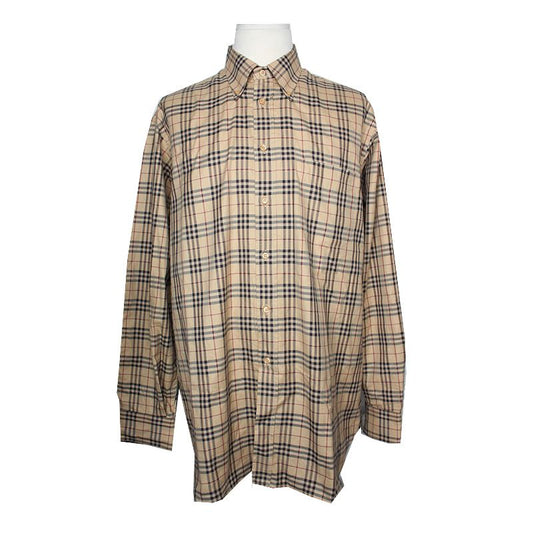 BURBERRY ベージュタータンチェック メンズ シャツ 105 117664431