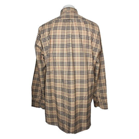 BURBERRY ベージュタータンチェック メンズ シャツ 105 117664431