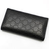 GUCCI 369663 Schwarzes Sima Cima Signature Gold Interlocking Geldbörse 117666911 [P]