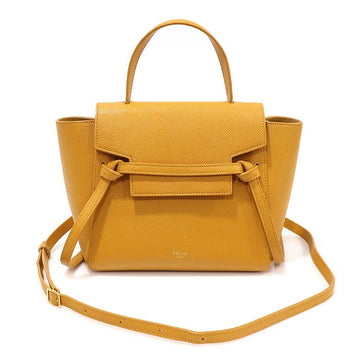 CELINE グレインカーフスキンナノベルトバッグ 2WAY 189003ZVA.11CL 117767014
