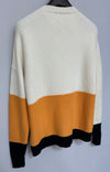 OFF WHITE マルチカラーウールブロックロゴニット (105) 117825052 [P]