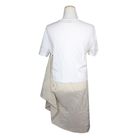 MAISON MARGIELA MM6 ホワイト Tシャツ ワンピース 44, 55 117861079