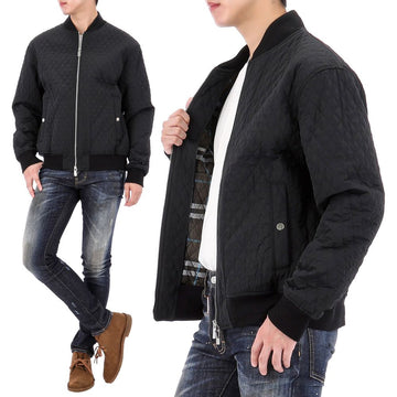 Burberry Lucky Chance Quilted Nylon Bomber Jacket Size 105 A1189 117946654