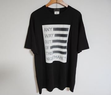 RAF SIMONS M Schwarzes Oversized T-Shirt 172-125 118025732