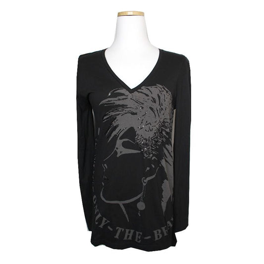 Diesel Black Sequin Appliqué Top 44, 55 118077877