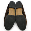 Gucci Brown GG Velvet Gold Horsebit Jordan Loafers 37 118449727 [P]
