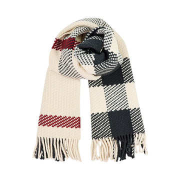 BURBERRY ツートンウールマキシマフラー 8079240 A1450 118455996