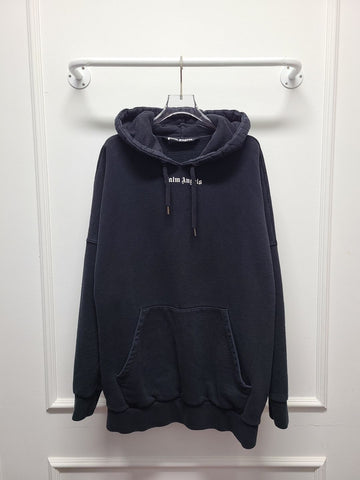 Palm Angels Black Back Logo Printed Sweat Hoodie 118462232