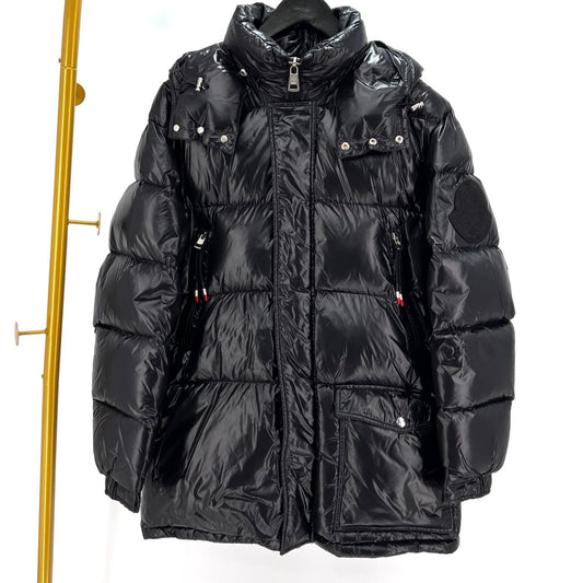 MONCLER Genius Big Logo Daunenjacke Schwarz 118547166