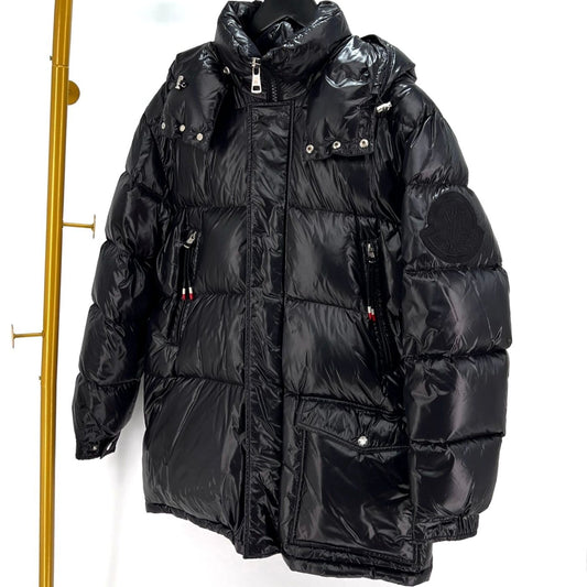MONCLER Genius Big Logo Daunenjacke Schwarz 118547166