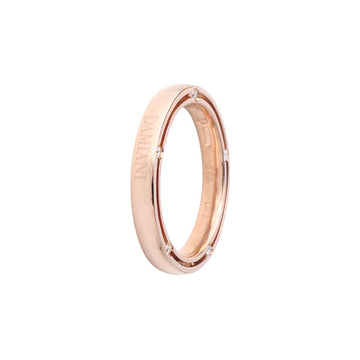 Damiani Pink Gold D.Side Diamond Ring 7 33670 118553097
