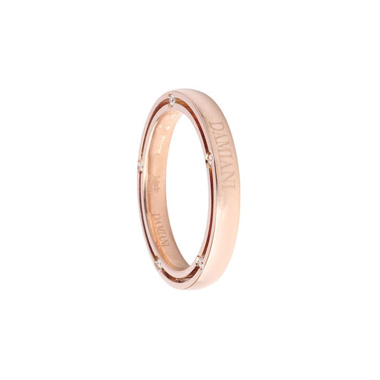 Damiani Pink Gold D.Side Diamond Ring 7 33670 118553097