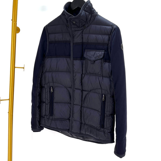 MONCLER Wappenpatch Daunenjacke Marineblau 118577482