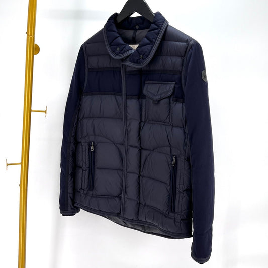 MONCLER Wappenpatch Daunenjacke Marineblau 118577482