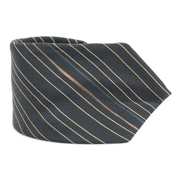 Carven 100% Silk Gray Stripe Pattern Tie CO29479ETC 118589058