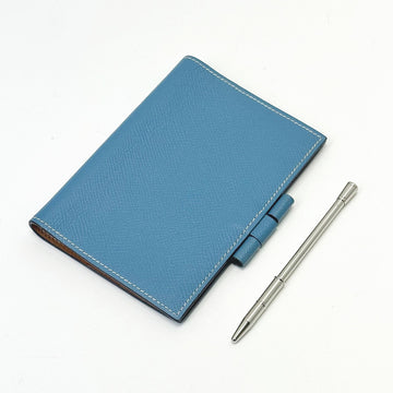 HERMES Blaue Agenda Notizbuchhülle 4VHEW28152 118605601
