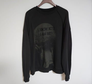 JUUN.J S ブラック ボス オーバーサイズ トレーナー JC7241P115 118619360