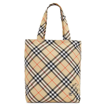 Burberry Classic Checked Tote Bag Sand 24FW 8097716 118709592