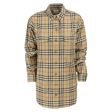 Burberry 24SS TURNSTONE Check Shirt Archive Beige 8022285 118709596