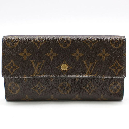 Louis Vuitton Monogram Porte-Documents International 3-Fold Wallet M61217 118777268