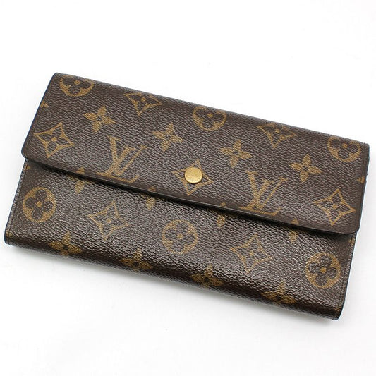 Louis Vuitton Monogram Porte-Documents International 3-Fold Wallet M61217 118777268