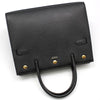 Burberry Black Leather Title Small Top Handle Shoulder Bag 80246871 118777317 [P]