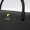 Burberry Black Leather Title Small Top Handle Shoulder Bag 80246871 118777317 [P]