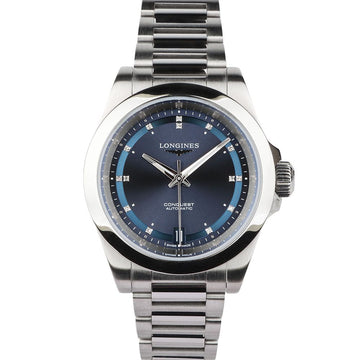 Longines Conquest Sunray Blue Dial 14P Diamond Watch 34MM 33769-3 118936415