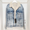 GUCCI Shearling Denim Jacke 458512 118965074 [P]