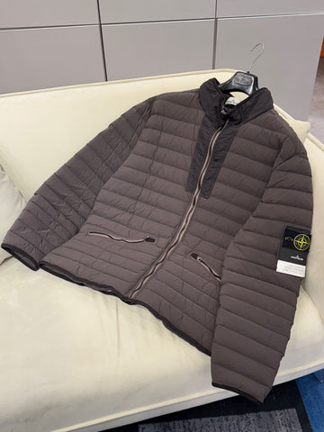 STONE ISLAND ブラウン TC ダウンパディング 711543825 V0070 118966674
