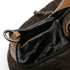 CHANEL Vintage Brown Indermix Tote Small Bowling Bag Shoulder Bag 118969074 [P]