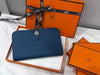 HERMES Dogon Duo Geldbörse Dunkelblau 119059574 [P]