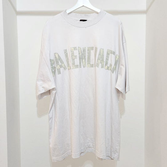 BALENCIAGA テープタイプロゴ半袖 L705695 119059841