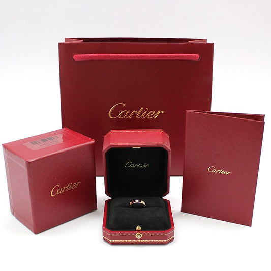 Cartier 18K Rose Pink Gold 1P Diamond Mini Love Ring Size 49 B40507 119081323
