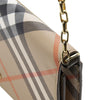 BURBERRY LS ウォレット オン チェーン チェックストラップ 長財布 B9368 FW24 119193758 [P]