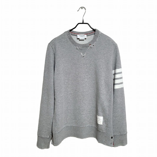 THOM BROWNE 4バーディストロイドヴィンテージスウェットシャツ 119199858